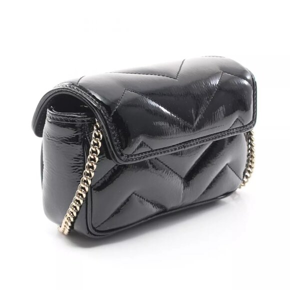 AUTHENTICITY GUARANTEED GUCCI GG Marmont Super Mini Shoulder Bag - Picture 2 of 6